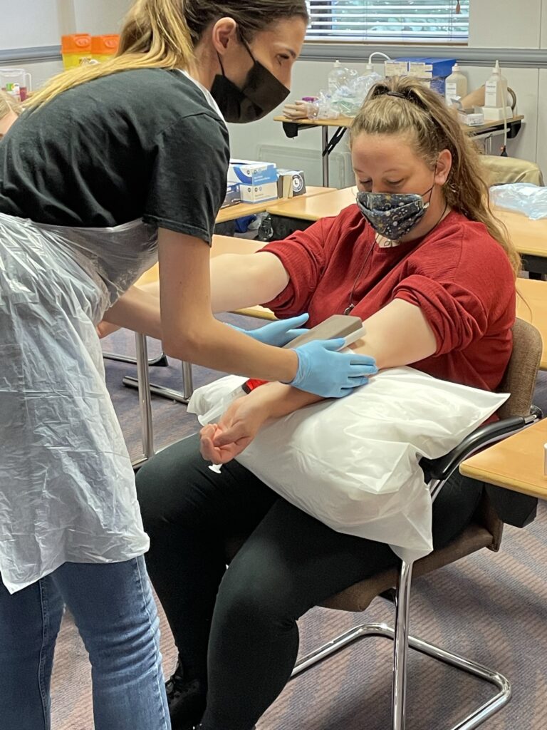 blood taking course